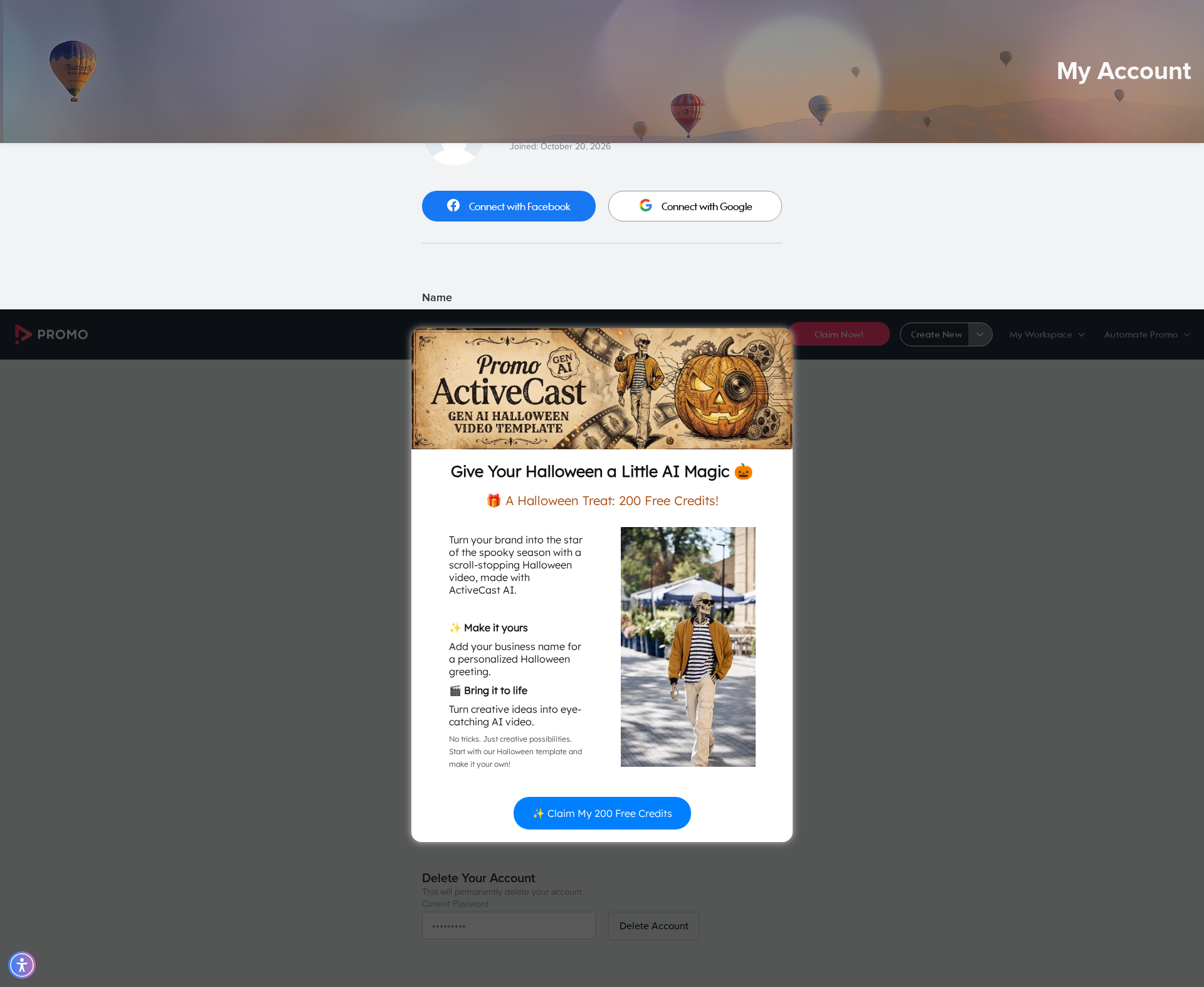Test failure screenshot